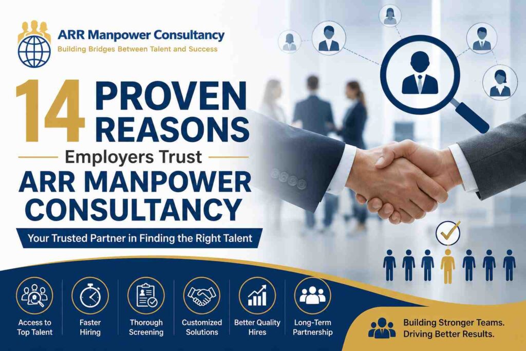 14 Proven Reasons Employers Trust ARR Manpower Consultancy for Quality Recruitment and Staffing Solutions